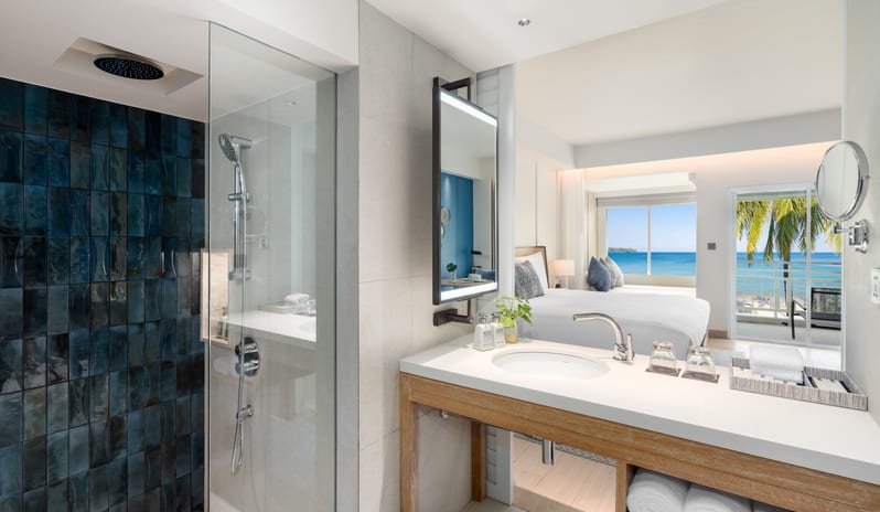 SAii Laguna Phuket Ocean Front Balcony Bathroom